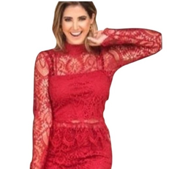 LAST NWT ZARA 2 PIECES RED TOP and SKIRT - Picture 7 of 9